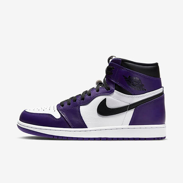 Nike Air Jordan 1 Retro High Court Purple White Sko Herre Norge