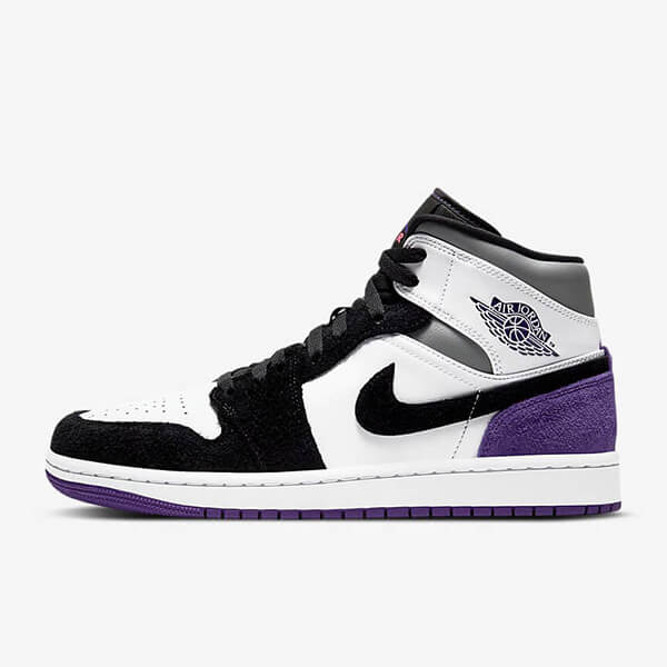 Nike Air Jordan 1 Mid Se Purple Sko Herre Butikk